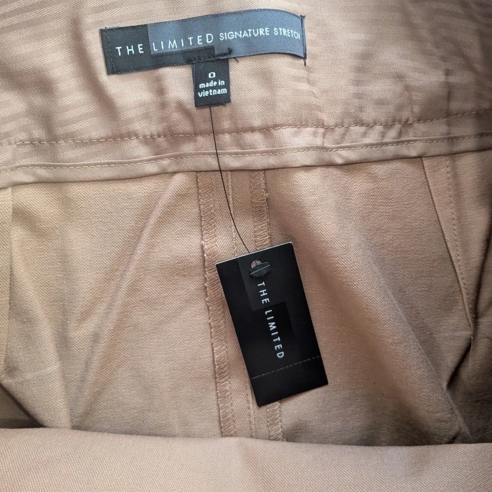 NWT‎ The Limited Signature Stretch Tan Pencil Skirt 0/XS Business Career Preppy